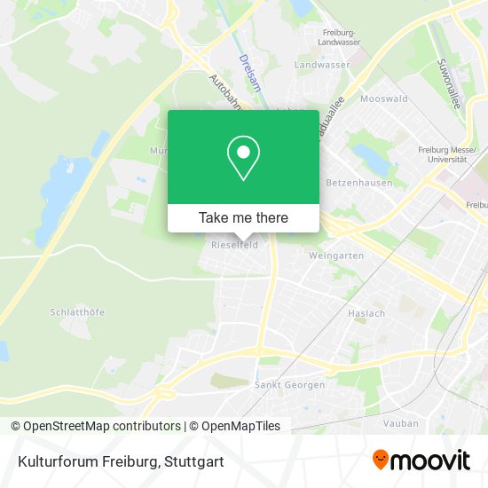 Kulturforum Freiburg map