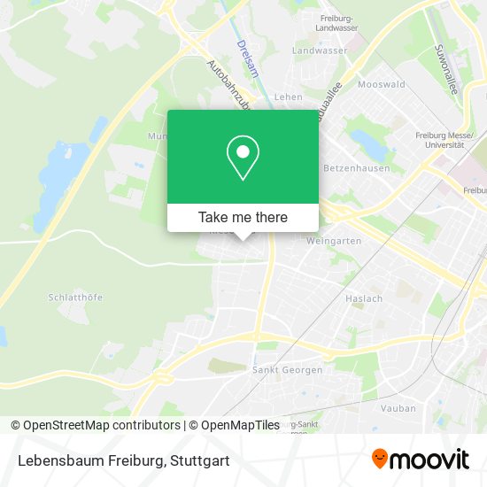 Lebensbaum Freiburg map