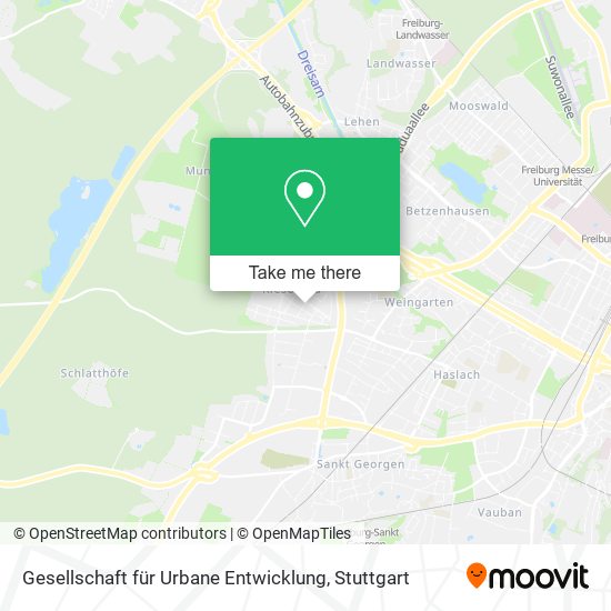 Карта Gesellschaft für Urbane Entwicklung