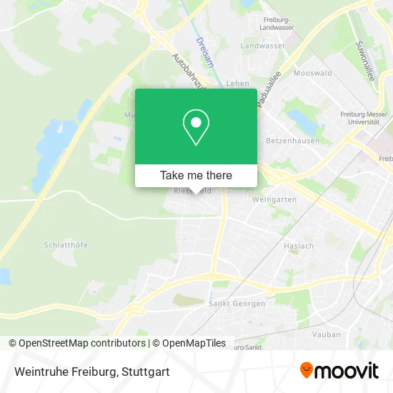 Карта Weintruhe Freiburg