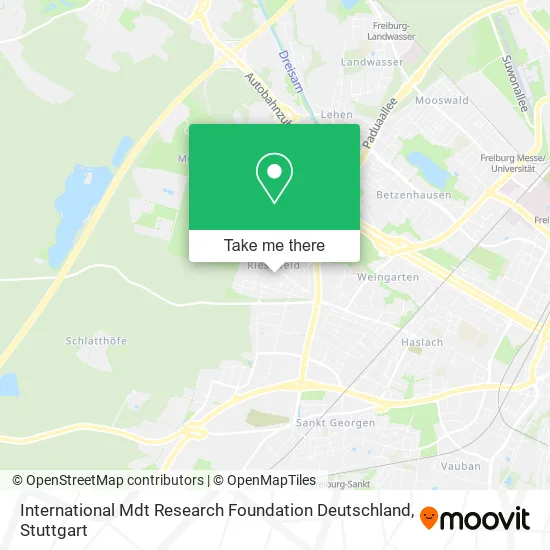 Карта International Mdt Research Foundation Deutschland