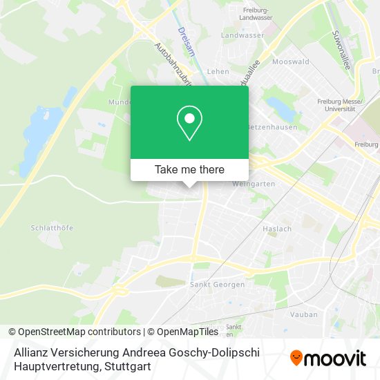 Allianz Versicherung Andreea Goschy-Dolipschi Hauptvertretung map