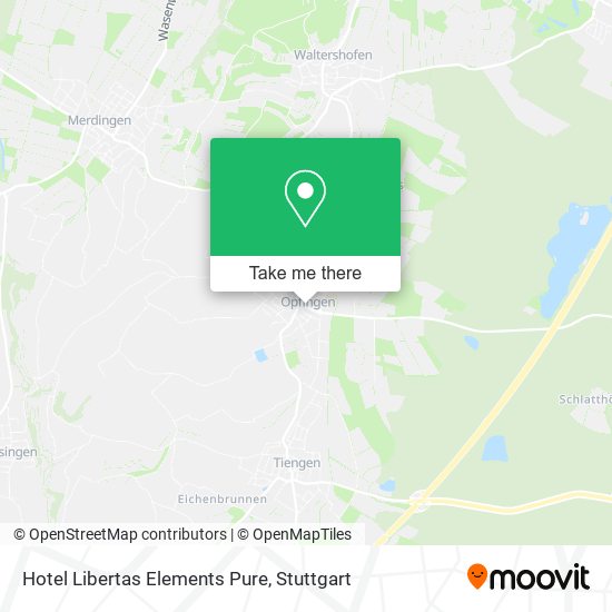 Hotel Libertas Elements Pure map