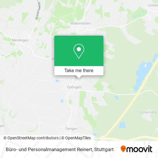 Карта Büro- und Personalmanagement Reinert