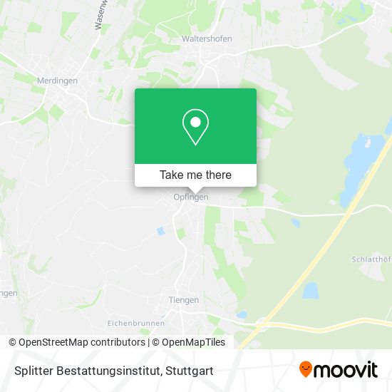 Splitter Bestattungsinstitut map