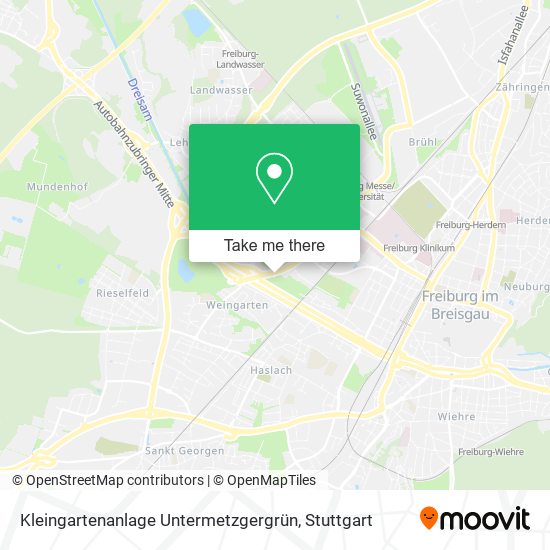 Kleingartenanlage Untermetzgergrün map