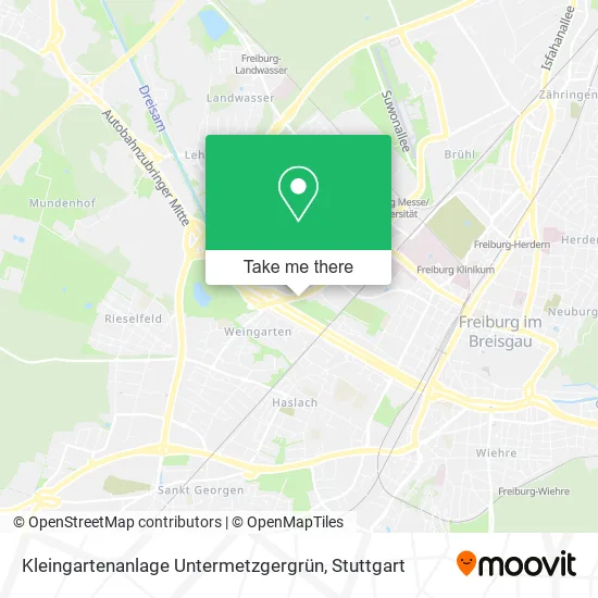 Карта Kleingartenanlage Untermetzgergrün