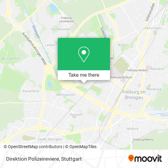 Карта Direktion Polizeireviere
