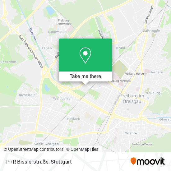 Карта P+R Bissierstraße