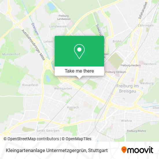 Карта Kleingartenanlage Untermetzgergrün