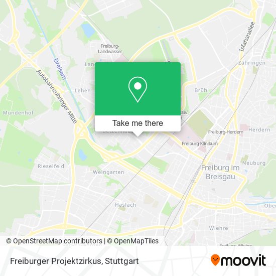 Freiburger Projektzirkus map