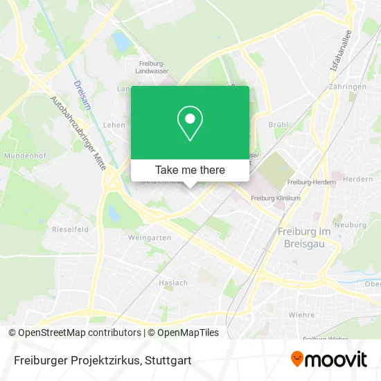 Карта Freiburger Projektzirkus