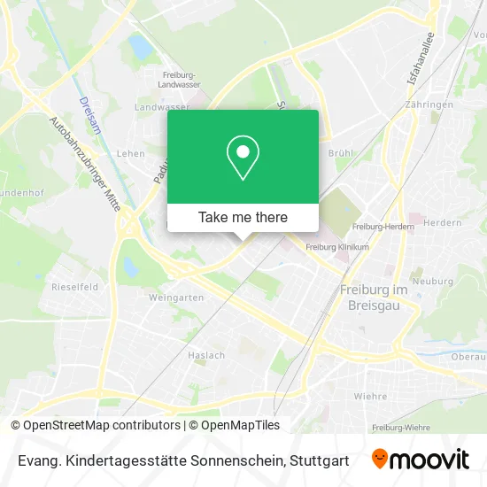 Карта Evang. Kindertagesstätte Sonnenschein