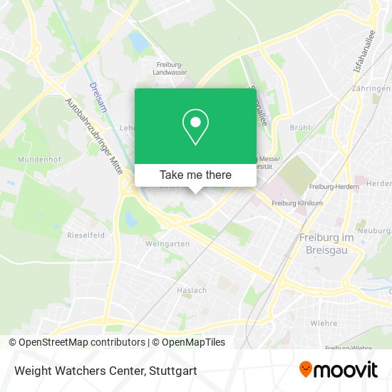 Карта Weight Watchers Center