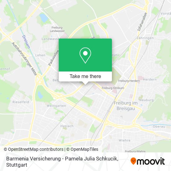 Barmenia Versicherung - Pamela Julia Schkucik map