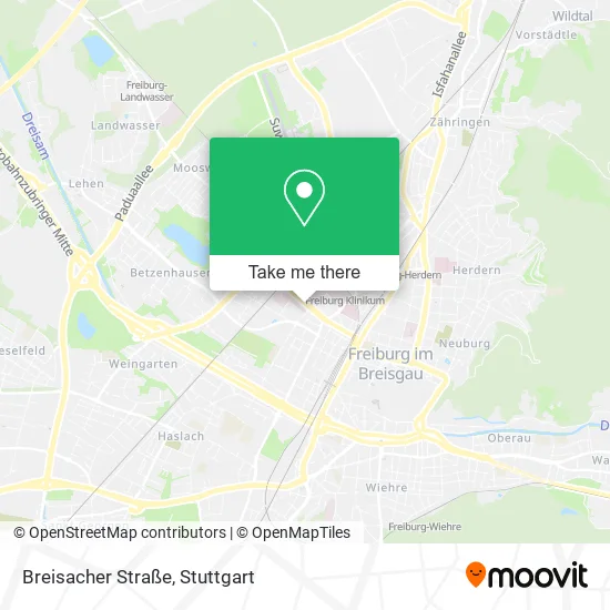 Карта Breisacher Straße