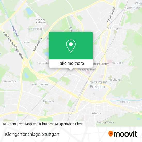 Карта Kleingartenanlage