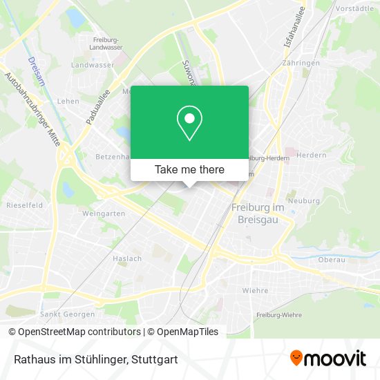 Rathaus im Stühlinger map