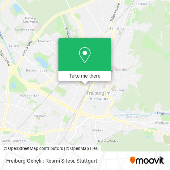 Freiburg Gençlik Resmi Sitesi map