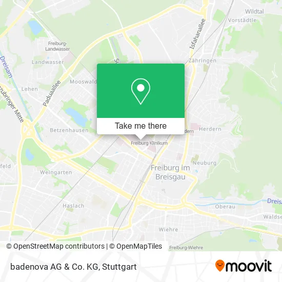 Карта badenova AG & Co. KG