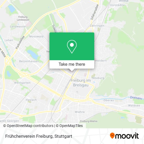 Frühchenverein Freiburg map