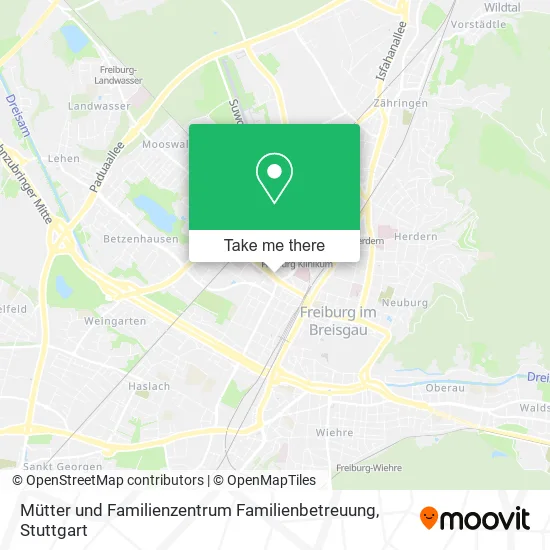 Карта Mütter und Familienzentrum Familienbetreuung