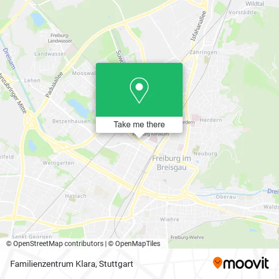 Карта Familienzentrum Klara