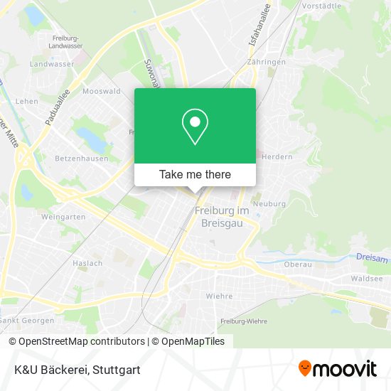 Карта K&U Bäckerei