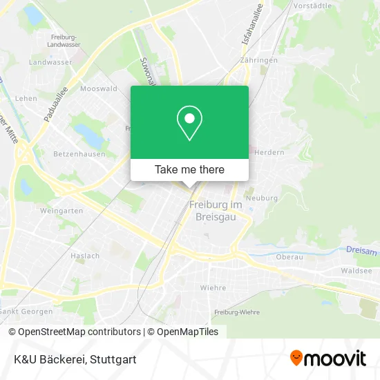 Карта K&U Bäckerei