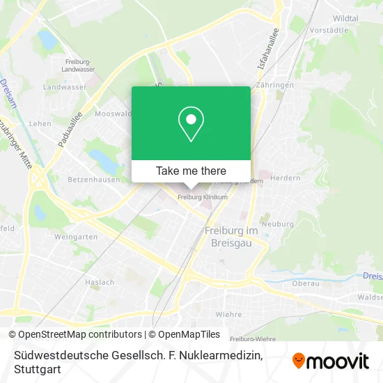 Карта Südwestdeutsche Gesellsch. F. Nuklearmedizin