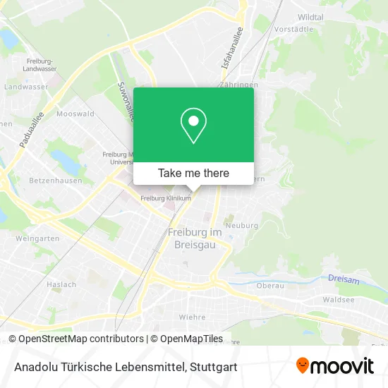 Карта Anadolu Türkische Lebensmittel