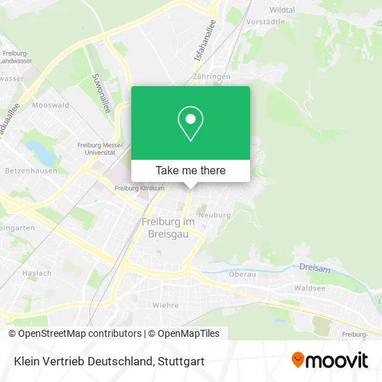 Карта Klein Vertrieb Deutschland