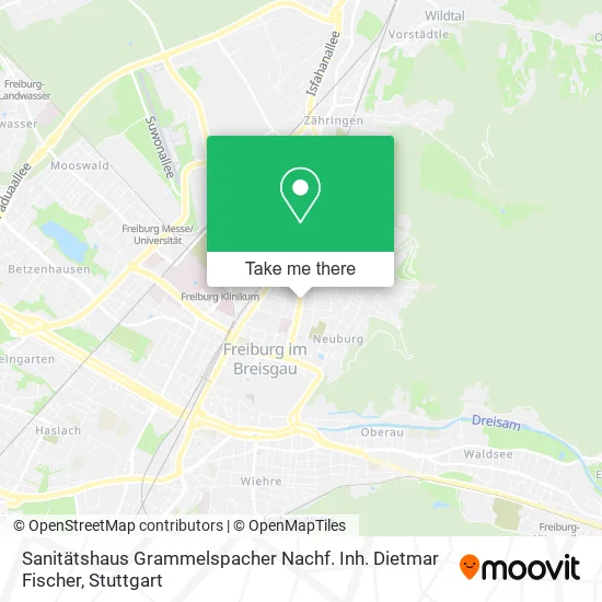 Карта Sanitätshaus Grammelspacher Nachf. Inh. Dietmar Fischer