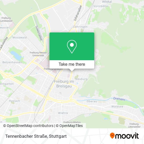 Tennenbacher Straße map