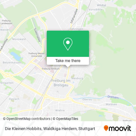 Die Kleinen Hobbits, Waldkiga Herdern map