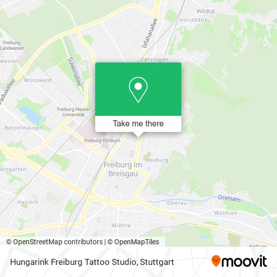 Карта Hungarink Freiburg Tattoo Studio