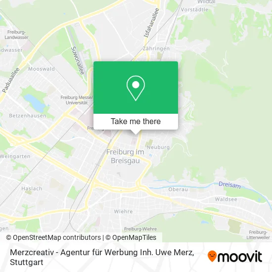 Карта Merzcreativ - Agentur für Werbung Inh. Uwe Merz