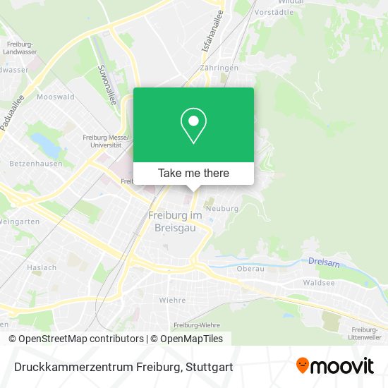 Druckkammerzentrum Freiburg map