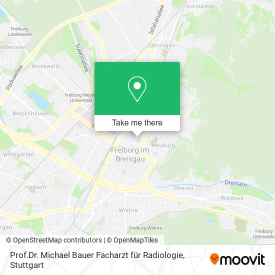 Карта Prof.Dr. Michael Bauer Facharzt für Radiologie