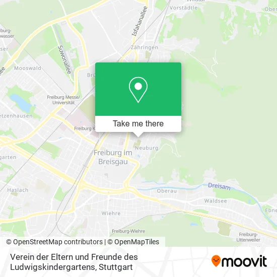 Карта Verein der Eltern und Freunde des Ludwigskindergartens