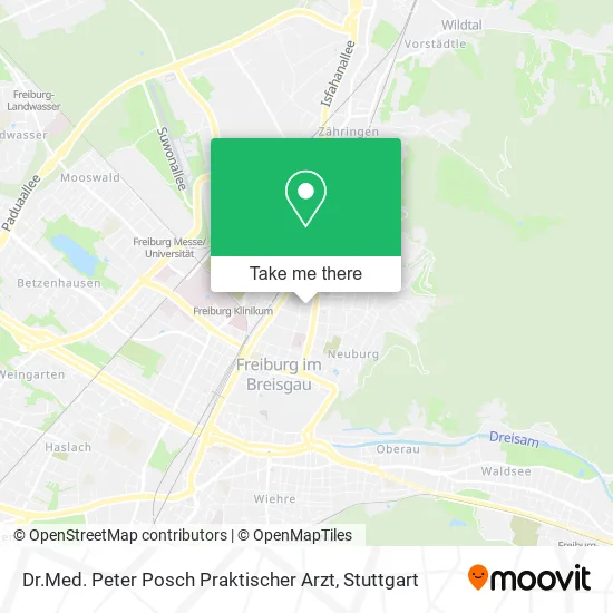 Карта Dr.Med. Peter Posch Praktischer Arzt