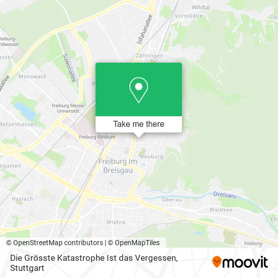 Карта Die Grösste Katastrophe Ist das Vergessen