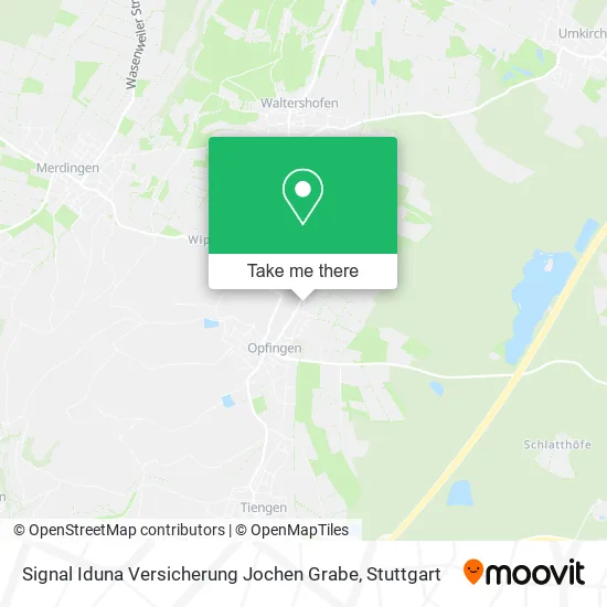 Карта Signal Iduna Versicherung Jochen Grabe