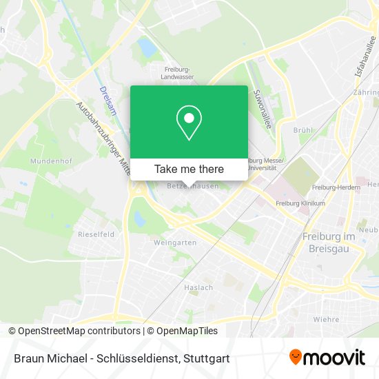 Braun Michael - Schlüsseldienst map
