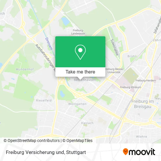 Карта Freiburg Versicherung und