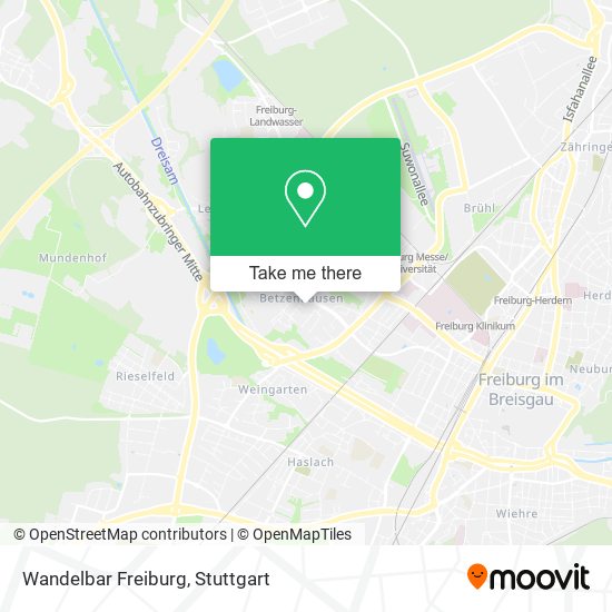 Карта Wandelbar Freiburg