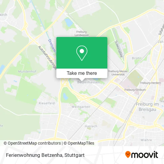 Карта Ferienwohnung Betzenha