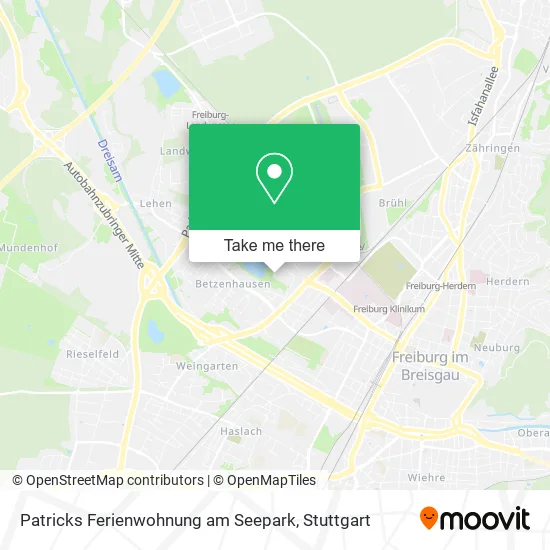 Карта Patricks Ferienwohnung am Seepark