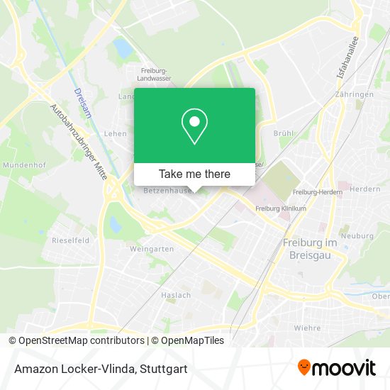 Amazon Locker-Vlinda map