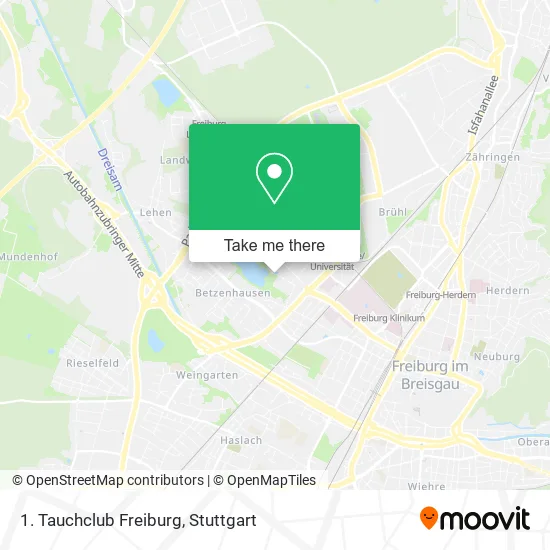 Карта 1. Tauchclub Freiburg